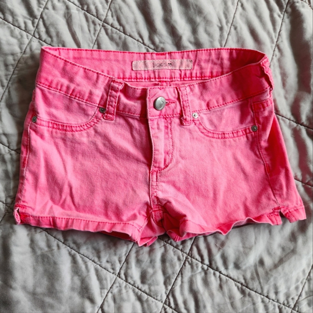 Girls Joe's Jeans Denim Shorts, Hot Pink, Size 8